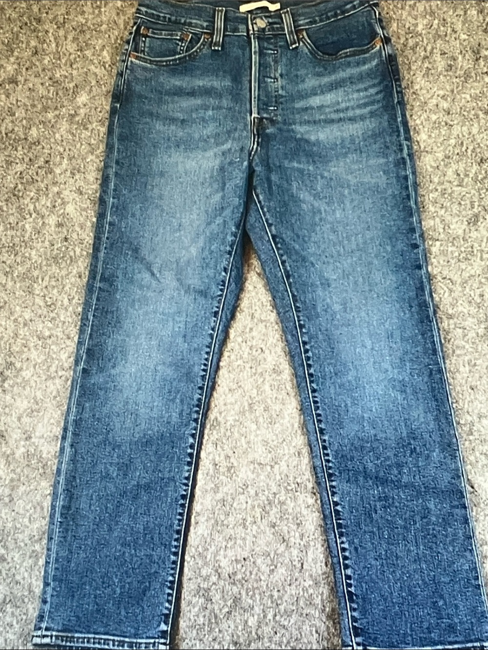 Levi's Women's Straight Leg Jeans - Blue Wash